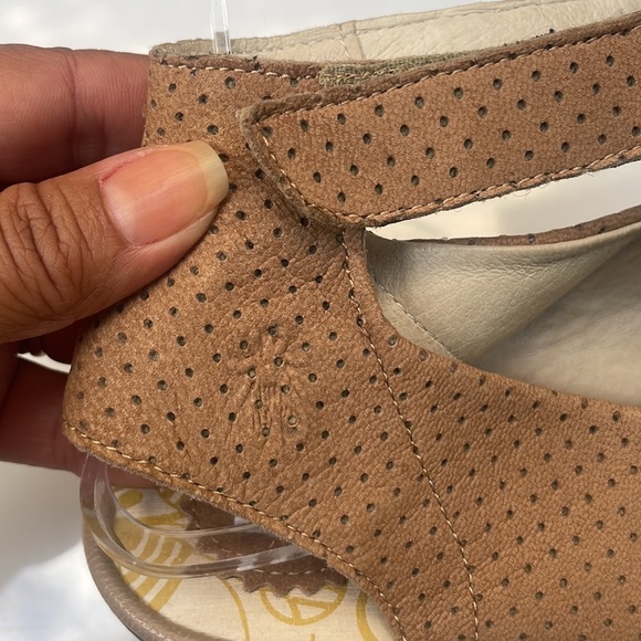 Fly London Women’s Yala Perforated Wedges in Cupido Beige - Picture 10 of 14